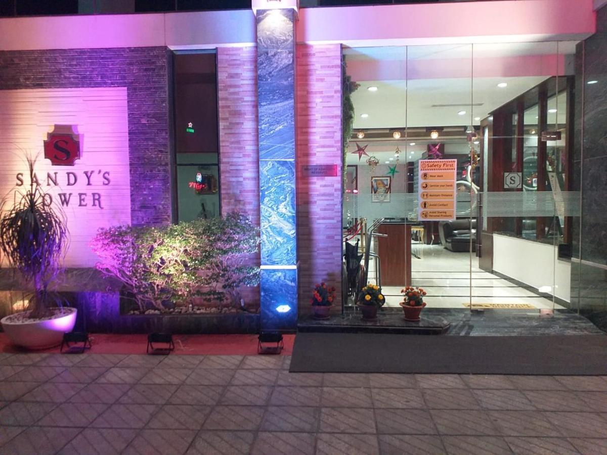 Hotel Sandy'S Tower Bhubaneswar Exterior photo